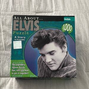 Buffalo Games All About Elvis 1000 Piece Puzzle   - A Signature Product